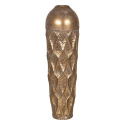 Vase Golden Iron 25 x 25 x 85 cm