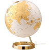 Globe with Light Atmosphere Ø 30 cm Golden Plastic