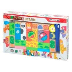 Building Blocks Game Woomax animals 32 Pieces (32 pcs)