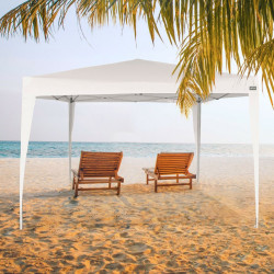 Gazebo Aktive 300 x 250 x 300 cm Steel White Plastic