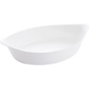 Serving Platter Luminarc Smart Cuisine Oval White Glass 6 Units 38 x 22 cm