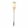 Garden Torch Lumineo Solar White wicker 61 x 10 cm