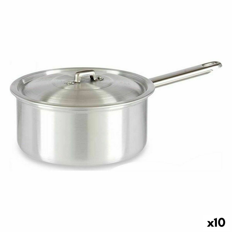 Saucepan with Lid Silver Aluminium 2 L 20 x 12 x 35,5 cm (10 Units)