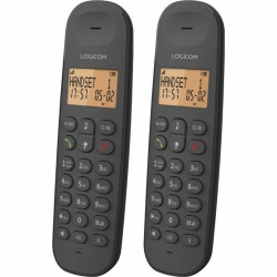 Landline Telephone Logicom DECT ILOA 255T DUO Black