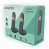 Landline Telephone Logicom DECT ILOA 255T DUO Black