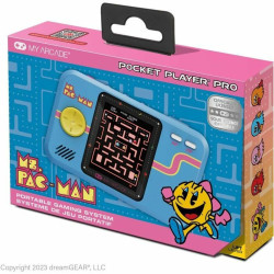 Portable Game Console My Arcade Pocket Player PRO - Ms. Pac-Man Retro Games Blue