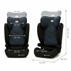 Car Chair Kinderkraft I-SPARK i-Size 100-150 cm Black