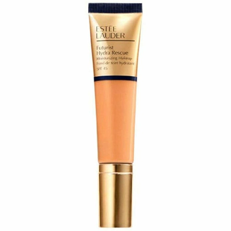 Crème Make-up Base Estee Lauder Futurist Hydra Rescue Spf 45 Nº 4W1 Honey Bronze 30 ml