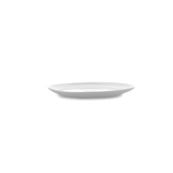 Flat plate Ariane Earth Ceramic White Ø 21 cm (12 Units)