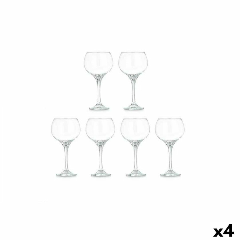 Set of cups Ambassador Cocktail Transparent Glass 790 ml (4 Units)