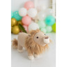 Fluffy toy Crochetts AMIGURUMIS MINI Brown Lion 45 x 27 x 16 cm