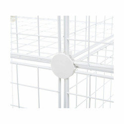 Shelves Confortime White Grille 4 compartments 35 x 35 cm (6 Units)