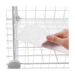 Shelves Confortime White Grille 4 compartments 35 x 35 cm (6 Units)