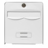 Letterbox Burg-Wachter Balthazar Galvanised Steel Wall White