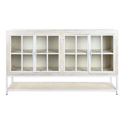 Sideboard DKD Home Decor 170 x 45 x 100 cm Metal White Mango wood