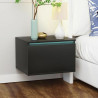 Nightstand Flow 48 x 40 x 30 cm Black