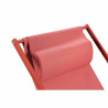 Sun-lounger Red Foldable Terracotta