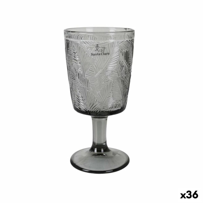 Wineglass Santa Clara Turia 320 ml Grey (36 Units)