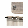 Curtain Beige Grey 140 x 0,1 x 260 cm (6 Units)