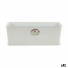 Planter Stefanplast White Plastic 48,5 x 16 x 18 cm (12 Units)