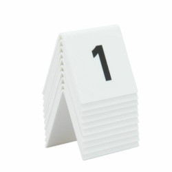 Sign Securit Tablecloth Numbers 1-10 10 Pieces (6 Units)