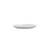 Flat plate Ariane Artisan Ceramic White Ø 21 cm (12 Units)