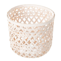 Planter 45 x 45 x 37 cm Bamboo (3 Units)