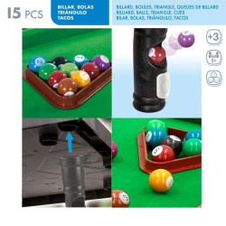 Pool table Colorbaby 44,5 x 13 x 24,5 cm