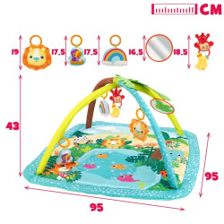 Play mat Winfun Jungle Cloth Plastic (2 Units)