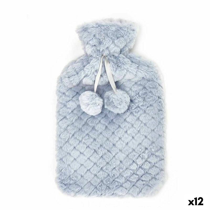 Hot Water Bottle Blue Plastic 1,8 L (12 Units)