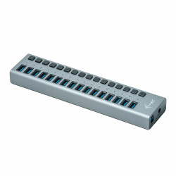 USB Hub i-Tec U3CHARGEHUB16 Grey 90 W