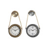 Wall Clock DKD Home Decor 28,5 x 8 x 50 cm Crystal Iron Vintage (2 Units)