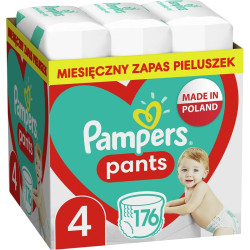 Disposable nappies Pampers 4 (176 Units)