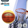 Basketball Ball Aktive 5 Beige Orange PVC 6 Units