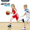 Basketball Ball Aktive 5 Beige Orange PVC 6 Units