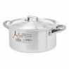 Casserole with lid Silver Aluminium (10 Units)