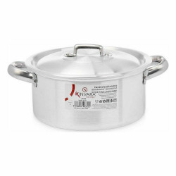 Casserole with lid Silver Aluminium (10 Units)