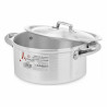 Casserole with lid Silver Aluminium (10 Units)