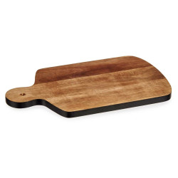 Cutting board Black Acacia 21,5 x 1,5 x 33,5 cm (12 Units)