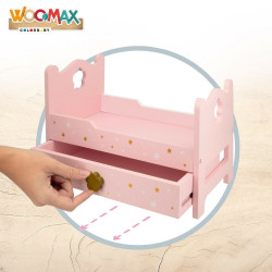 Bed Woomax Pink 4 Units 31 x 20 x 16 cm