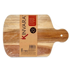 Cutting board White Acacia 21,5 x 1,5 x 33,5 cm (12 Units)