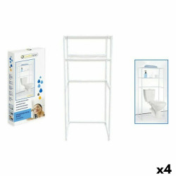 Bathroom Shelves Confortime 158757 Metal 61 x 28 x 134 cm (4 Units) (61 x 28 x 134 cm)