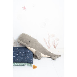 Fluffy toy Crochetts OCÉANO Grey Whale 29 x 84 x 14 cm