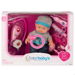 Baby Doll with Accessories Colorbaby Doctor 15 x 24 x 8 cm 6 Units