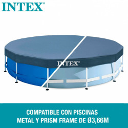 Swimming Pool Cover Intex 28031 METAL FRAME 366 x 25 x 366 cm