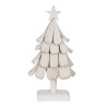 Christmas Tree White Paolownia wood Tree 31 x 25 x 60 cm