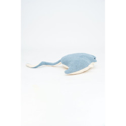 Fluffy toy Crochetts OCÉANO Light Blue Manta ray 67 x 77 x 11 cm