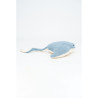 Fluffy toy Crochetts OCÉANO Light Blue Manta ray 67 x 77 x 11 cm