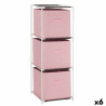 Shelves White Pink polypropylene Iron TNT (Non Woven) 35 x 35 x 102 cm (6 Units)