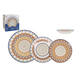 Dinnerware Set Santa Clara Corintia 18 Pieces Porcelain (2 Units)